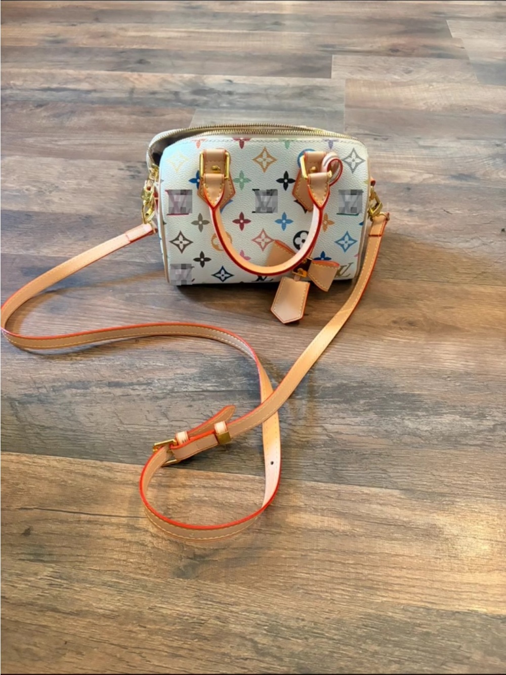 Multicolor crossbody bag
